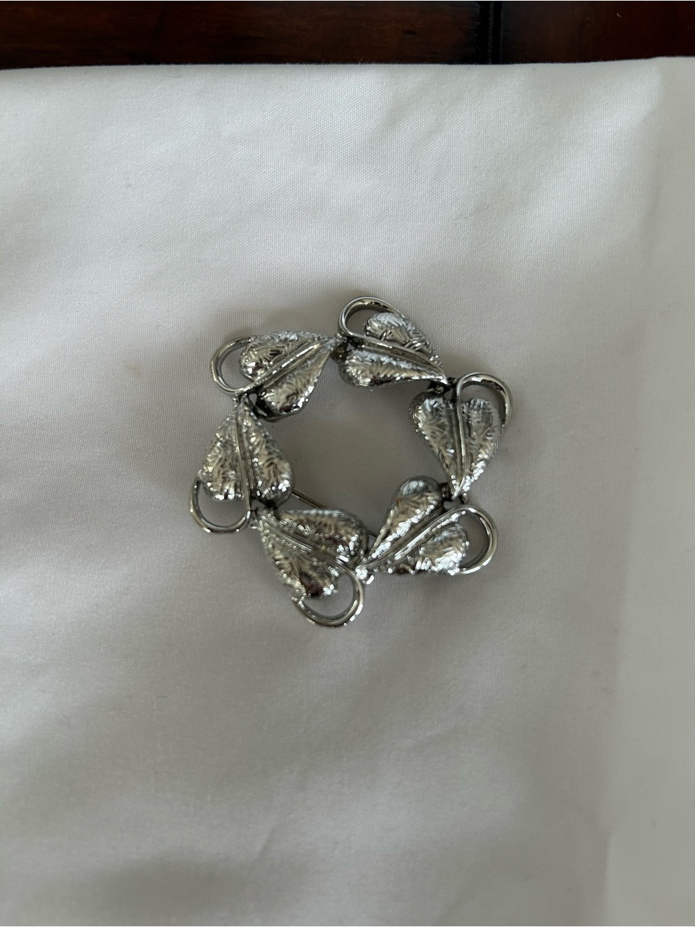 Vintage Coro Pegasus Silver-toned Brooch